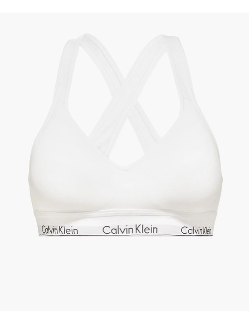 Ck - reggiseno brassierre  000qf1654e 100 bianco