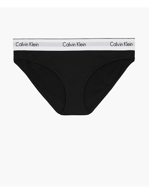 Ck - slip bikini cotton  0000f3787e nero - 7026