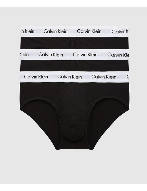 Ck - slip 3pack cotton strech 0000u2661g nero