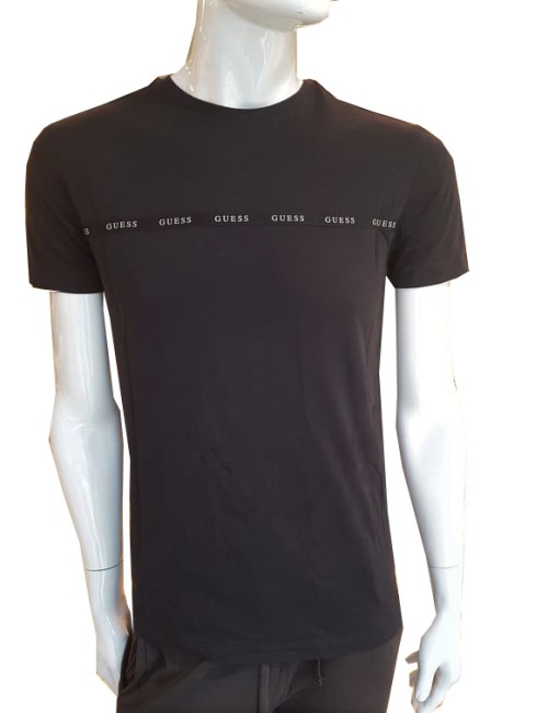 Guess - t-shirt super slim uomo logo u97g02 jr003