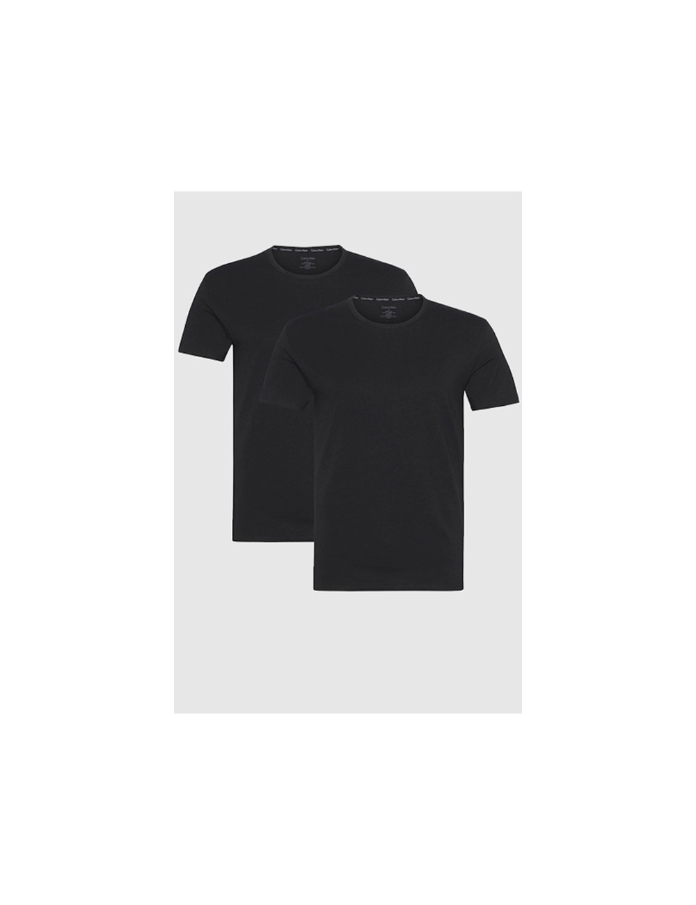 Ck - t-shirt 2pack cotton strech 000nb1088a 001 nero