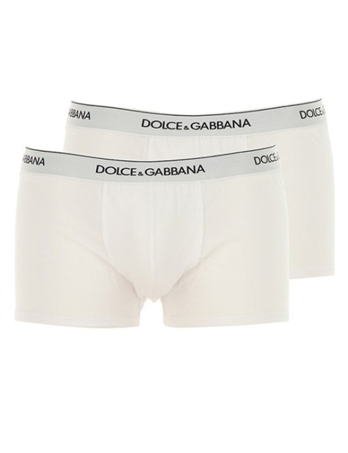 Dolce&gabbana - boxer 2pack strech cotton m9c07j fugiw bianco