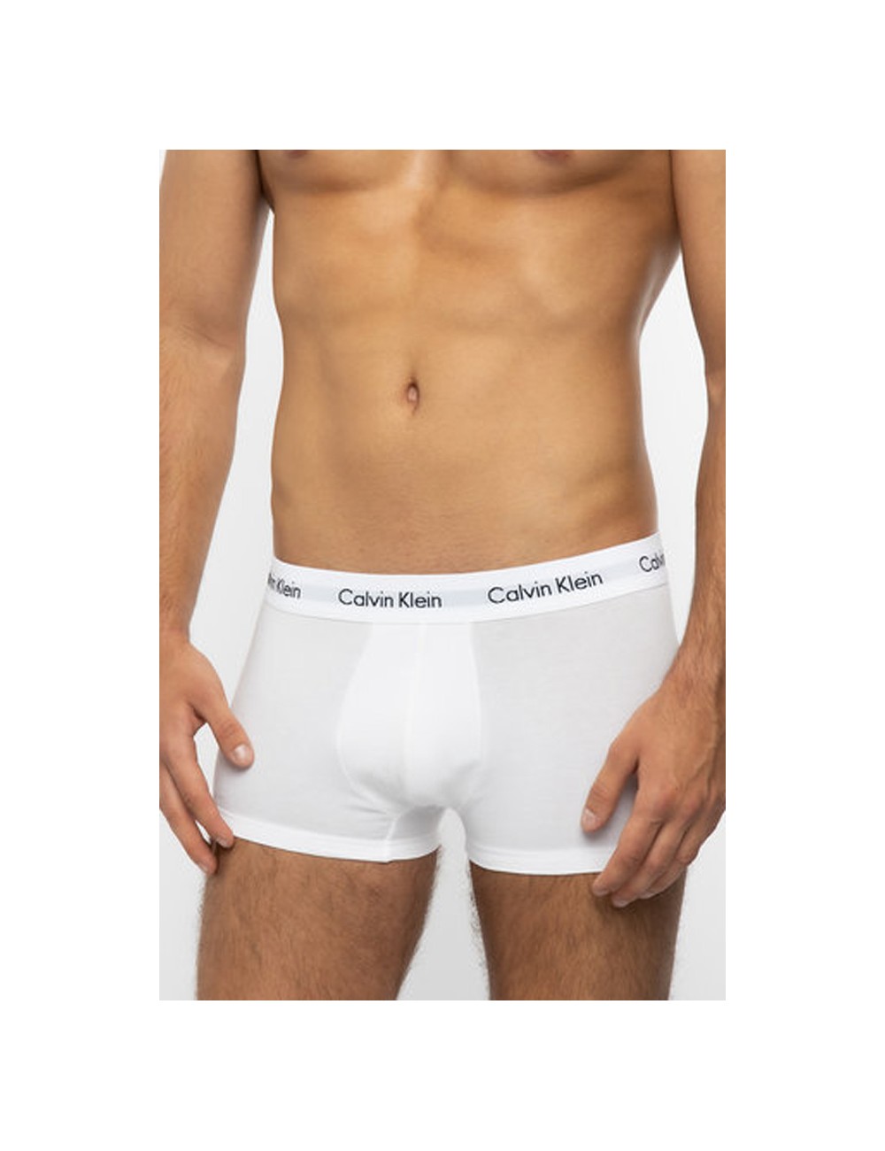 Ck - boxer 3pack cotton strech 0000u2380a 100 bianco