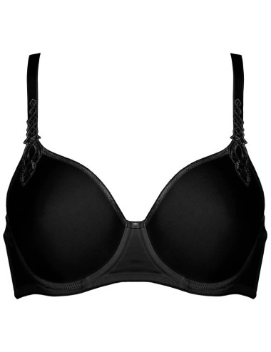 Naturana - reggiseno con ferretto e coppa c traspirante 7152c 400 nero