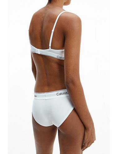 Ck - slip bikini cotton  0000f3787e bianco