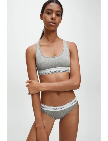 Ck - slip bikini cotton  0000f3787e grigio