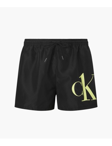 Ck - boxer mare tinta unita con logo km0km00558-beh