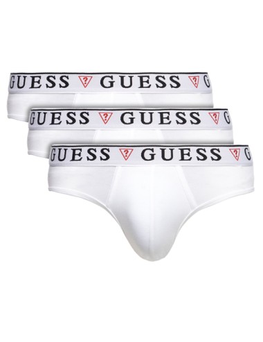 Guess - slip uomo 3packs u97g00 jr003 bianco