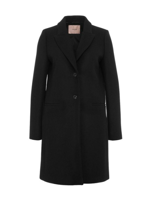 Twinset - cappotto nero 212tp2180 00006