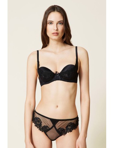 Twinset - reggiseno push-up nero 212ll6f44 00006