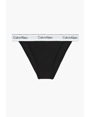 Ck - slip tanga cotton  000qf4977a 001 nero