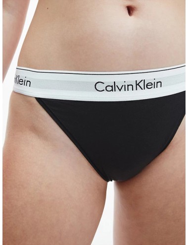 Ck - slip tanga cotton  000qf4977a 001 nero