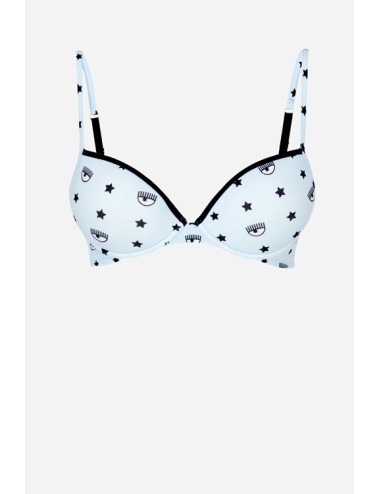 Chiaraferragni - reggiseno push-up 4625 3226 1305 azzurro