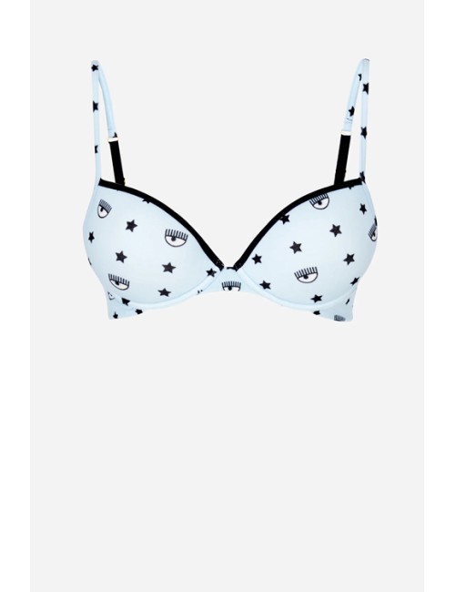 Chiaraferragni - reggiseno push-up 4625 3226 1305 azzurro