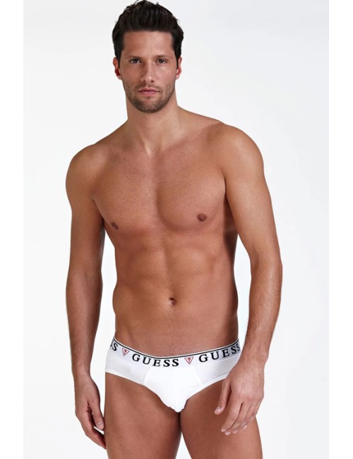 Guess - slip uomo 3packs u97g00 jr003 nero bianco grigio