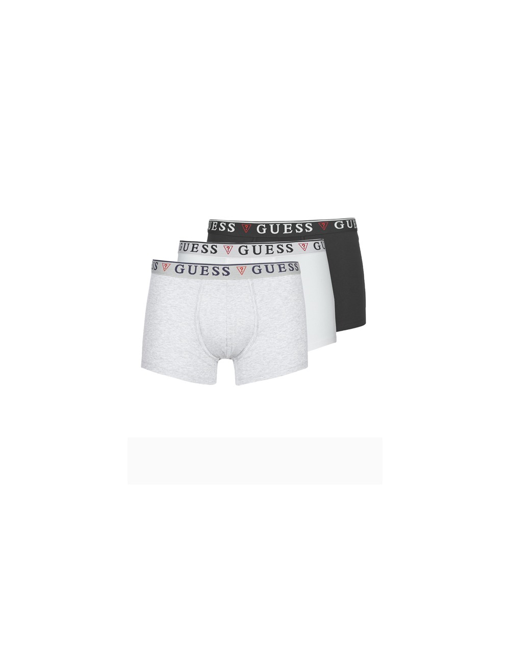 Guess - boxer uomo 3packs u97g01 jr003 nero bianco grigio