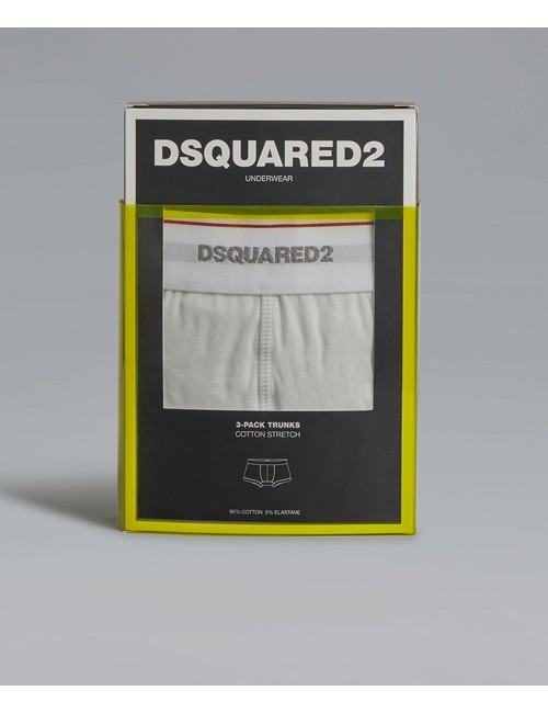 Dsquared2 - boxer tri pack dcxc60040 100 bianco