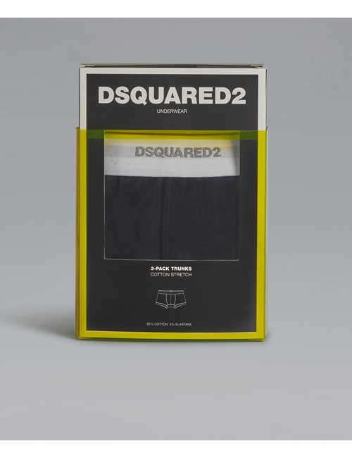 Dsquared2 - boxer tri pack dcxc60040 001 nero