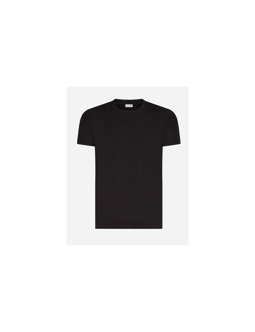 Dolce&gabbana - t-shirt girocollo strech cotton n8a09j o0024 nero