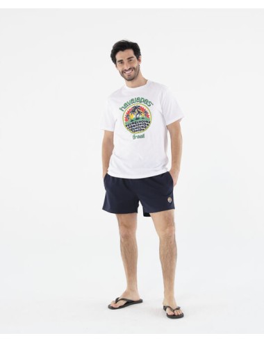 Havaianas - t-shirt round patch white 4146451.0001