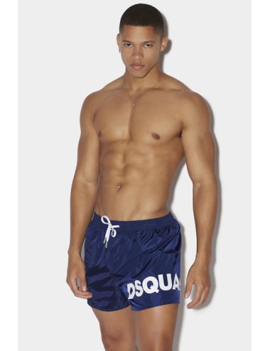 Dsquared2 - boxer midi maxi scritta d7b8p4060 412 blu