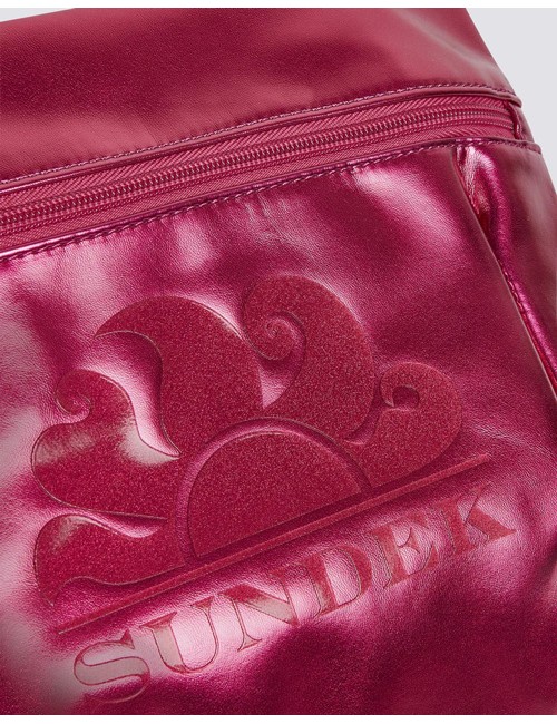 Sundek - pochette laminata con logo aw416abpula 968la ibisco