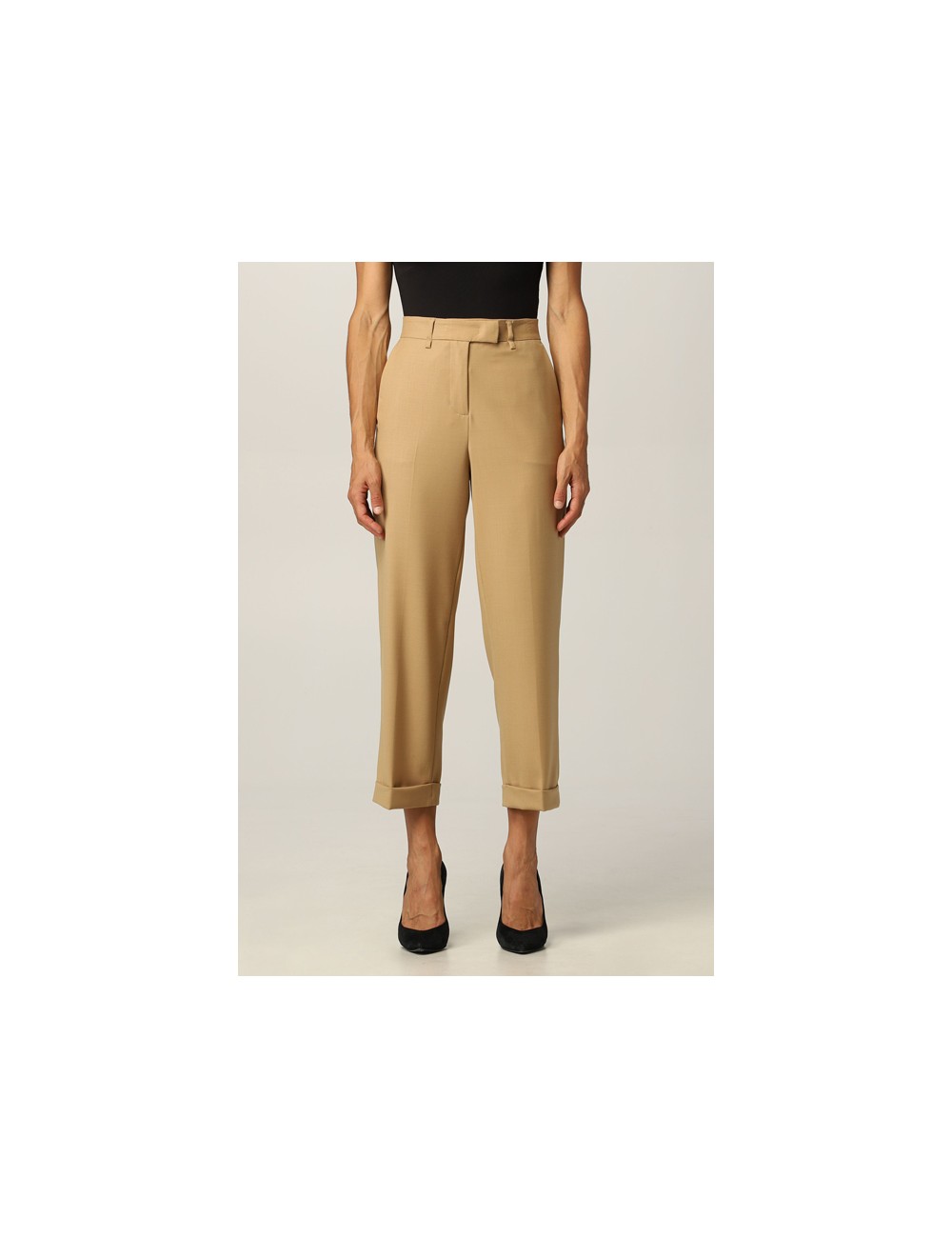 Twinset - pantalone beige 212tp2492 06193