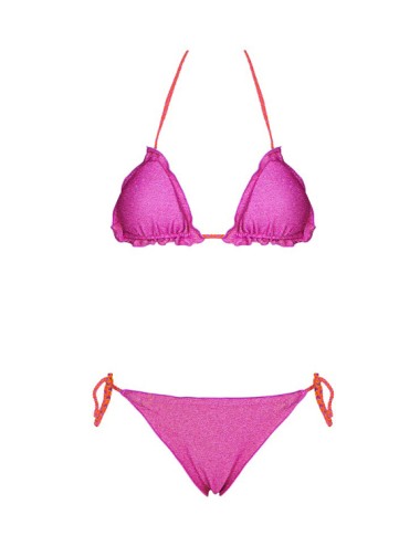 4giveness - bikini triangolo lurex the must fgbw1309 044 fuxia