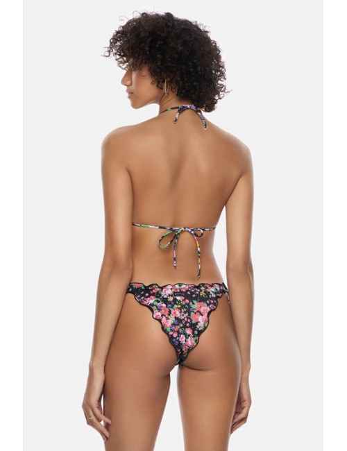 Mefui - bikini triangolo frou frou e slip nodi regolabile rife mf23-1508u