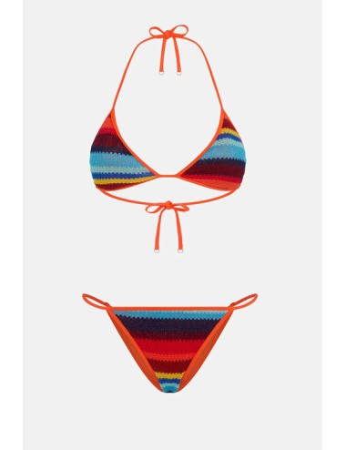 Mefui - bikini triangolo e slip brasiliano regolabile guarda pampa mf23-0300u