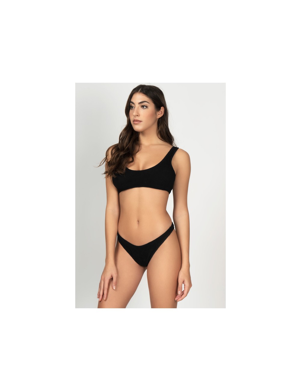 Mefui - bikini top e slip fisso silver lake m22-0381nr