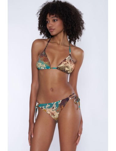 Miss bikini - triangolo full borchiette degrade + slip brasile v4037s w0636 faarpe