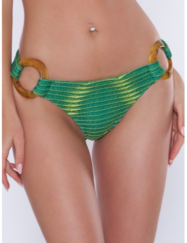 Miss bikini - fascia monospalla ond. palline ambra + slip italia v4094s bradesco trve