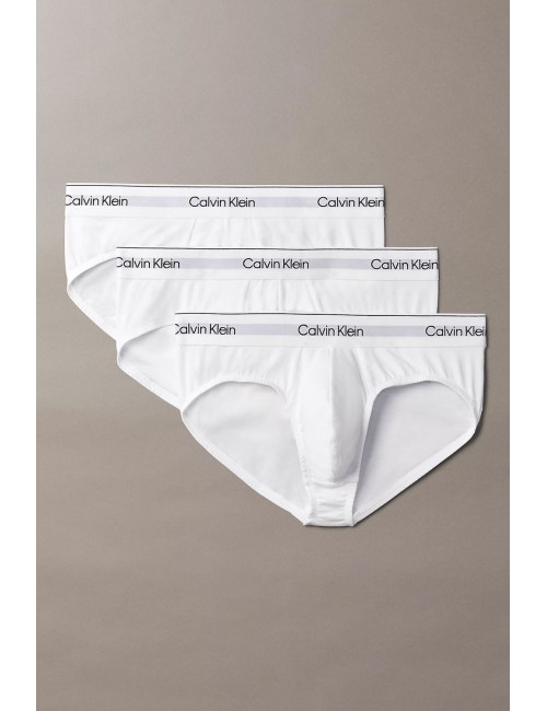 Ck - slip in confezione da 3 - modern cotton 000nb3962a-100 bianco