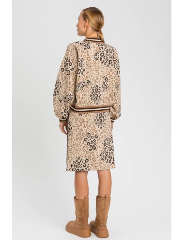 Twinset - gonna animalier jacquard 242li2uee 11920