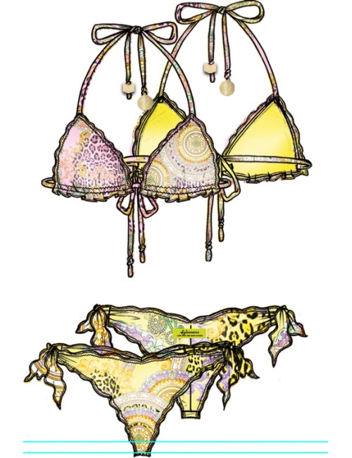 4giveness - bikini triangolo e slip pretty fgbw3997 200 v.u.