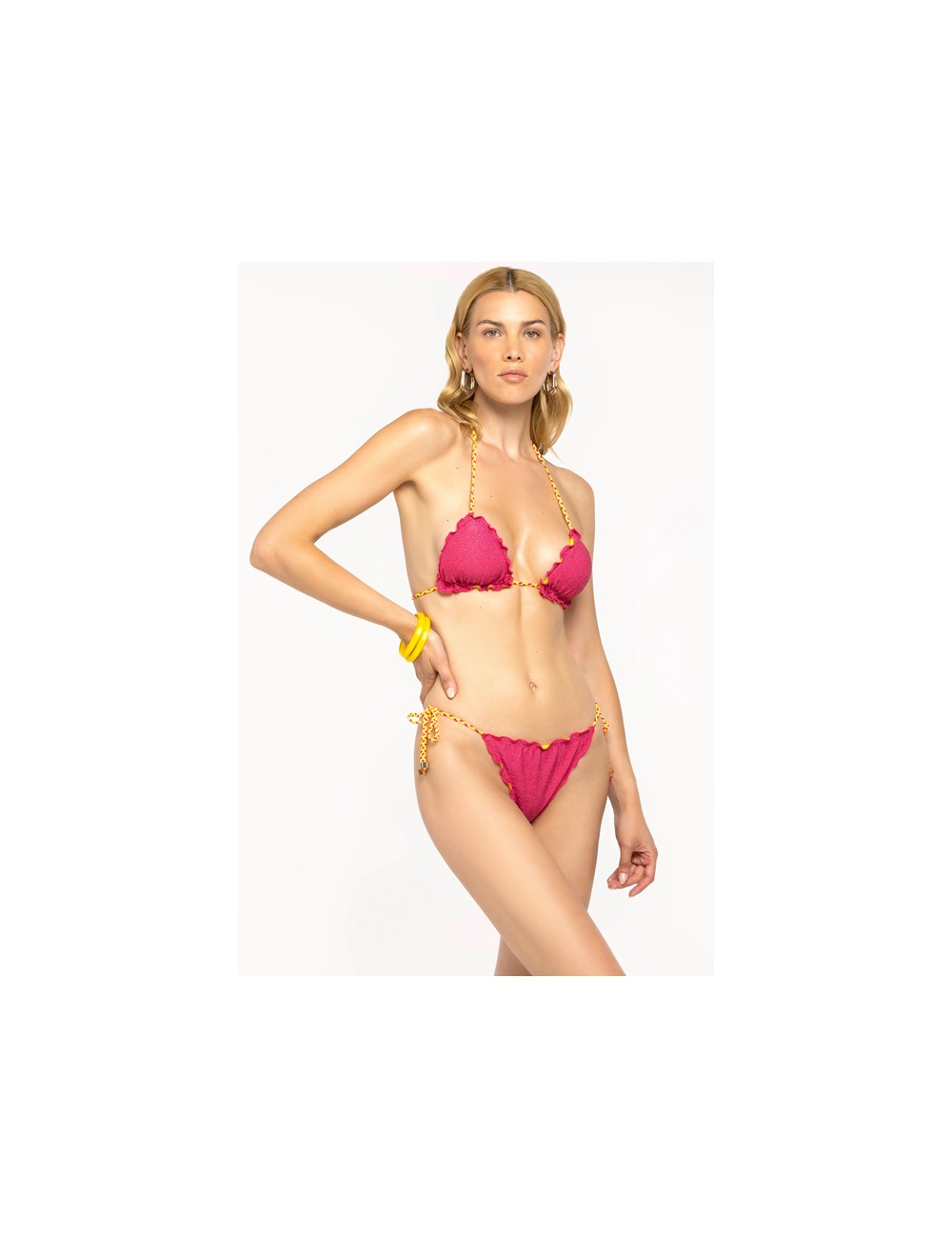 4giveness - bikini triangolo e slip must have fgbw3580 044 fuxia