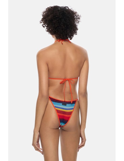 Mefui - bikini triangolo e slip brasiliano regolabile guarda pampa mf23-0300u