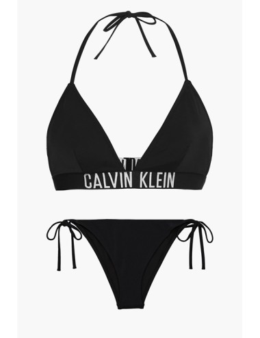 Ck - bikini triangolo + slip kw0kw01224+1230 beh