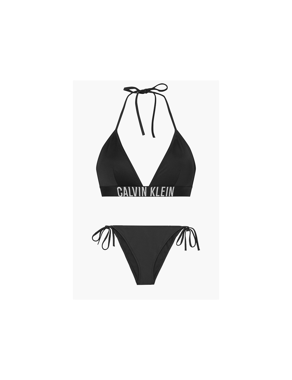 Ck - bikini triangolo e slip ck one kw0kw01824-1858-beh