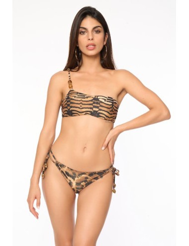 Miss bikini - fascia monospalla+slip brasile v3092t+v3093b lukum ink luetma