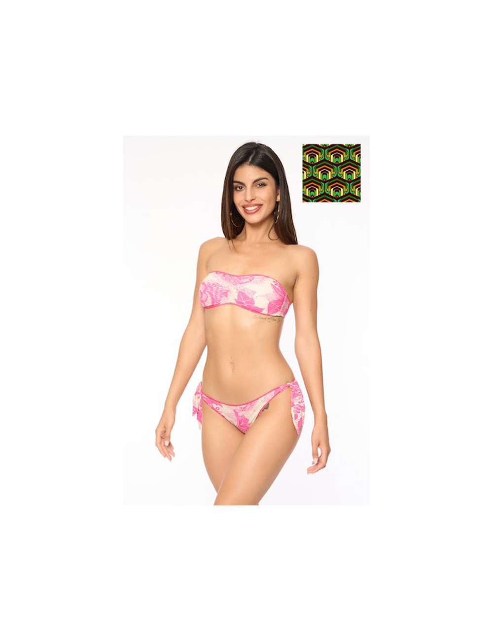 Miss bikini - fascia priletta + slip italia v3161s sniper ink migeve