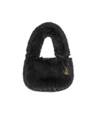 4giveness - borsa midi ecopelliccia nero 224wac4107 110