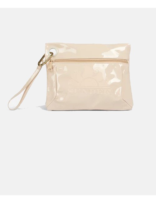 Sundek - pochette lucida con moschettone aw416abpv400 96601