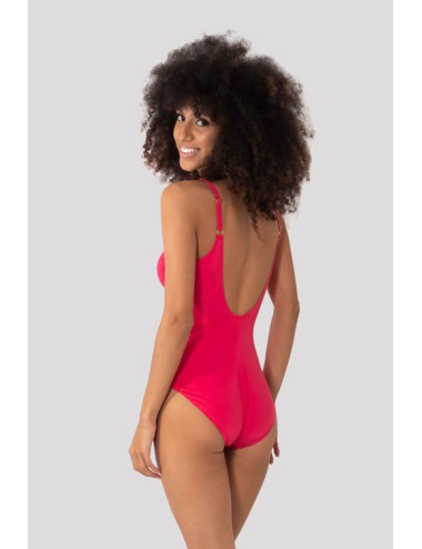 Vacanze italiane - costume intero susina solid color vi23-147 fuxia