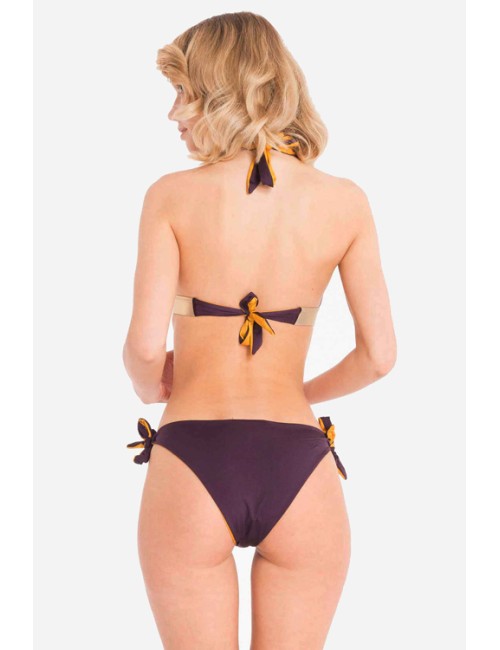 Vacanze italiane - bikini fascia mango vi22-094 plum