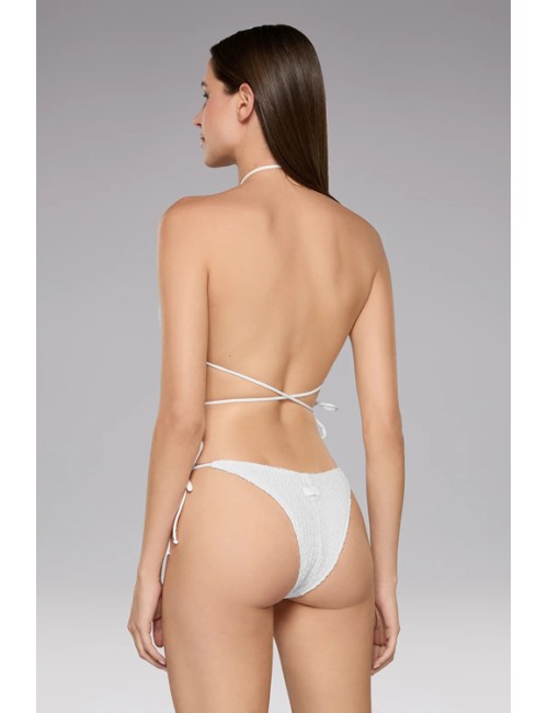 Effek - bikini triangolo e slip americano regolabile clear fk23-0310wh