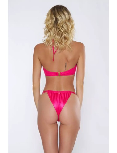 Miss bikini - fascia incrociata ovali oro + slip scorr. v4112s hamptons glfu