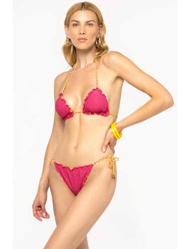 4giveness - bikini triangolo e slip must have fgbw3580 044 fuxia