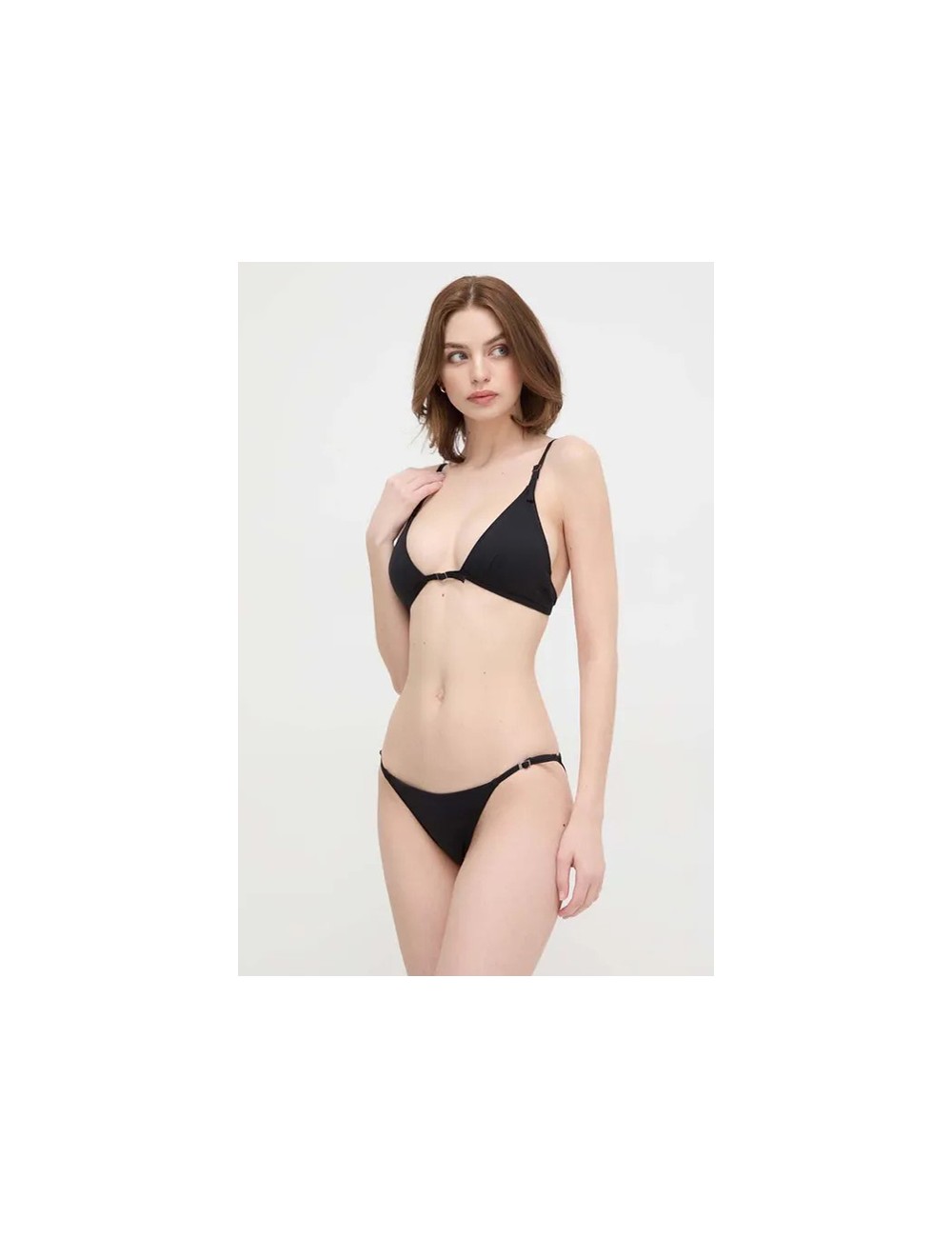 Ck - bikini triangolo e slip kw0kw02332-2346 beh nero